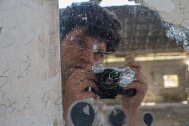 Camera, mirror, and myself